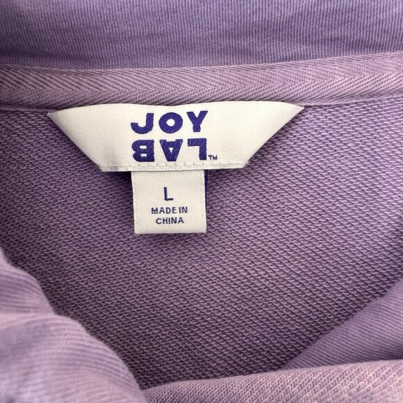 JoyLab Women Hoodie Sweatshirt And Shorts Set Pullover Purple Medium Large - Picture 4 of 11